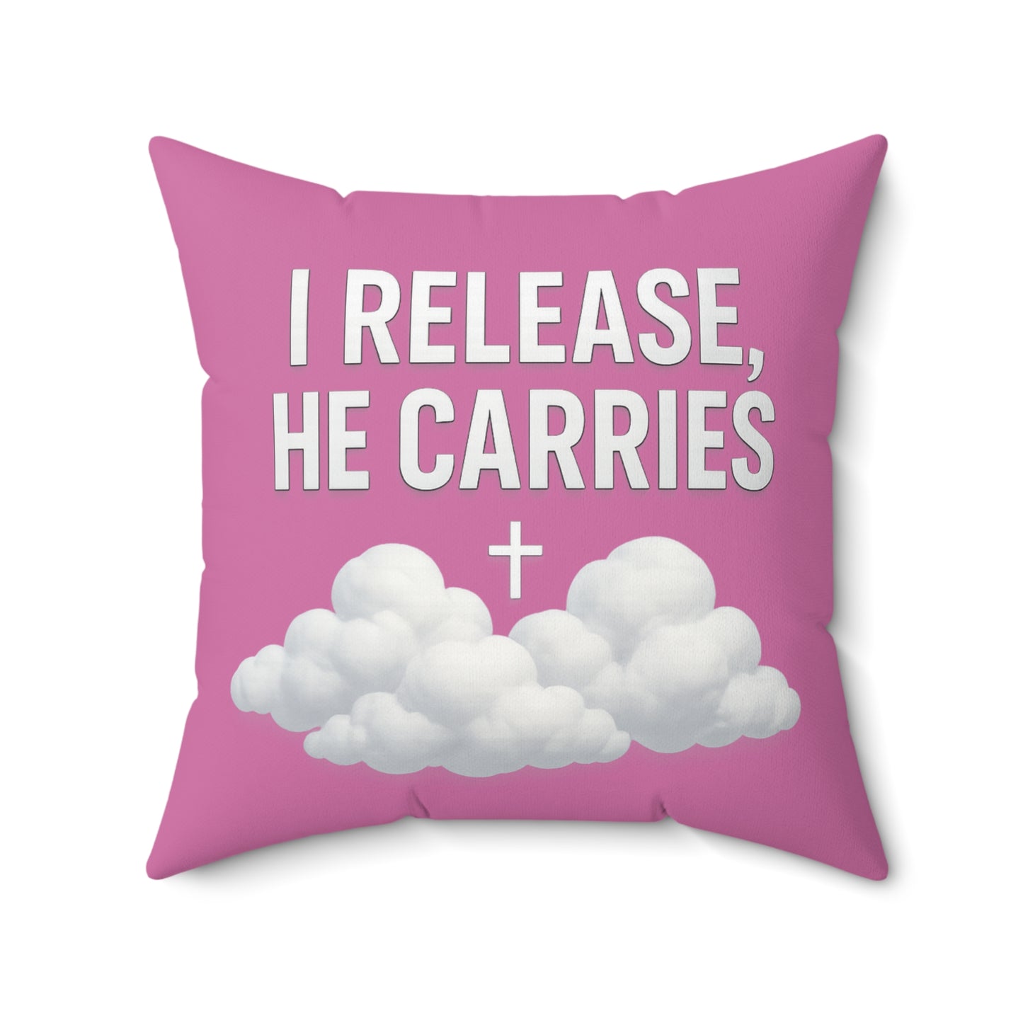 Inspirational Throw Pillow, Motivational Home Decor, Religious Gift, Uplifting Cushion, Stylish Accent for Living Room